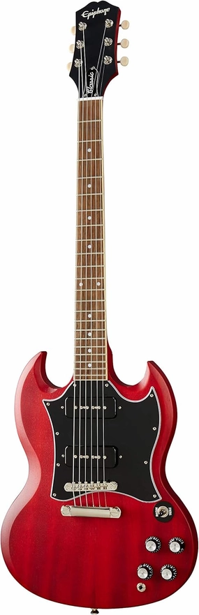 Epiphone SG Classic Worn P90s, Worn Cherry