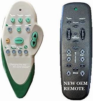 Ergo Raven Replacement for Tempurpedic (New 2020 Black Version - See Pics) Remote Control for Adjustable Bed