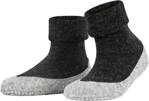 FALKE Women's W HP Cosyshoe Slipper Sock Merino Wool Grey Pink White 1 Pair, 6.5-7.5