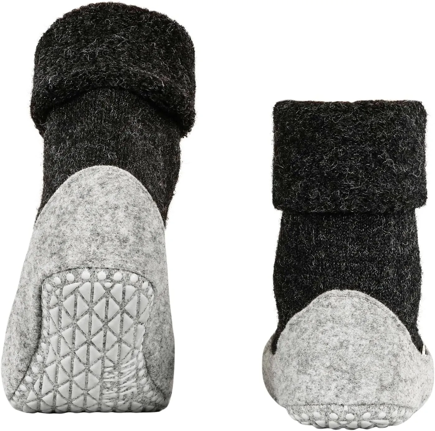 FALKE Women's W HP Cosyshoe Slipper Sock Merino Wool Grey Pink White 1 Pair, 6.5-7.5
