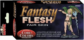 Fantasy Flesh Fair Skin Set Acrylic Master Series Hobby Paint Reaper Miniatures