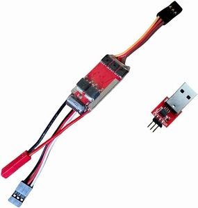 FEICHAO Mini-Q Mini-Z 20A Brushless ESC Speed Controller Programmer Parameter Adjustment Card for 1/24 1/28 1/32 RC Car Model (Adjustment Card 20A ESC)