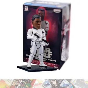 Fin: 13cm WCF World Collectable Figure Premium Mini Statue Figurine Bundle with 1 Official S.W. Theme Compatible Trading Card (36707C)
