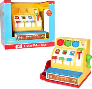 Fisher-Price Classics - Retro Cash Register - Great Pre-School Gift for Girls and Boys, Kids and Toddlers, birthday gift, Christmas, holiday, Ages 2 