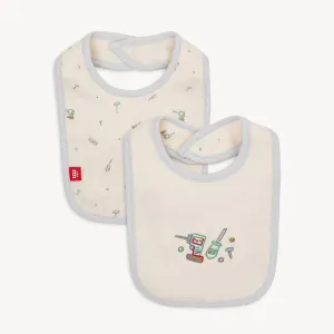 Fix It Friends Organic Cotton Reversible Magnetic Bib