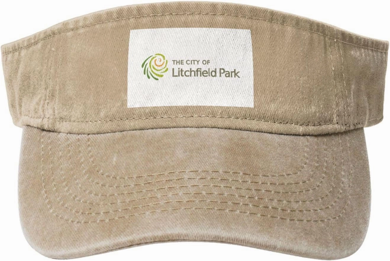Flag of Litchfield Park, Arizona Sun Visor Hats for Women Men Sun Hat Sports Golf Caps Baseball Cap