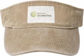 Flag of Litchfield Park, Arizona Sun Visor Hats for Women Men Sun Hat Sports Golf Caps Baseball Cap