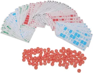 flexman Russian Lotto Board Games Set, Plastic Russian Lotto Bingo Game Set, Russian Bingo Lotto Game Set for Adults