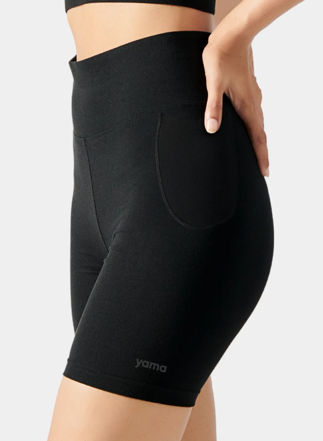 Flo Bike Short and Bra Top Combo Midnight Black