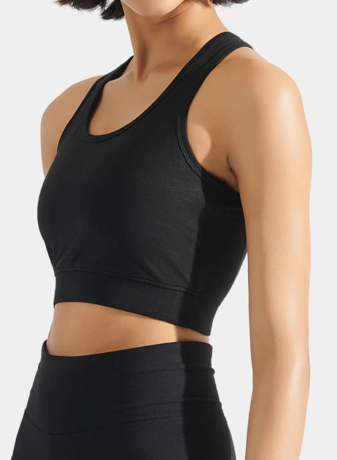 Flo Bike Short and Bra Top Combo Midnight Black
