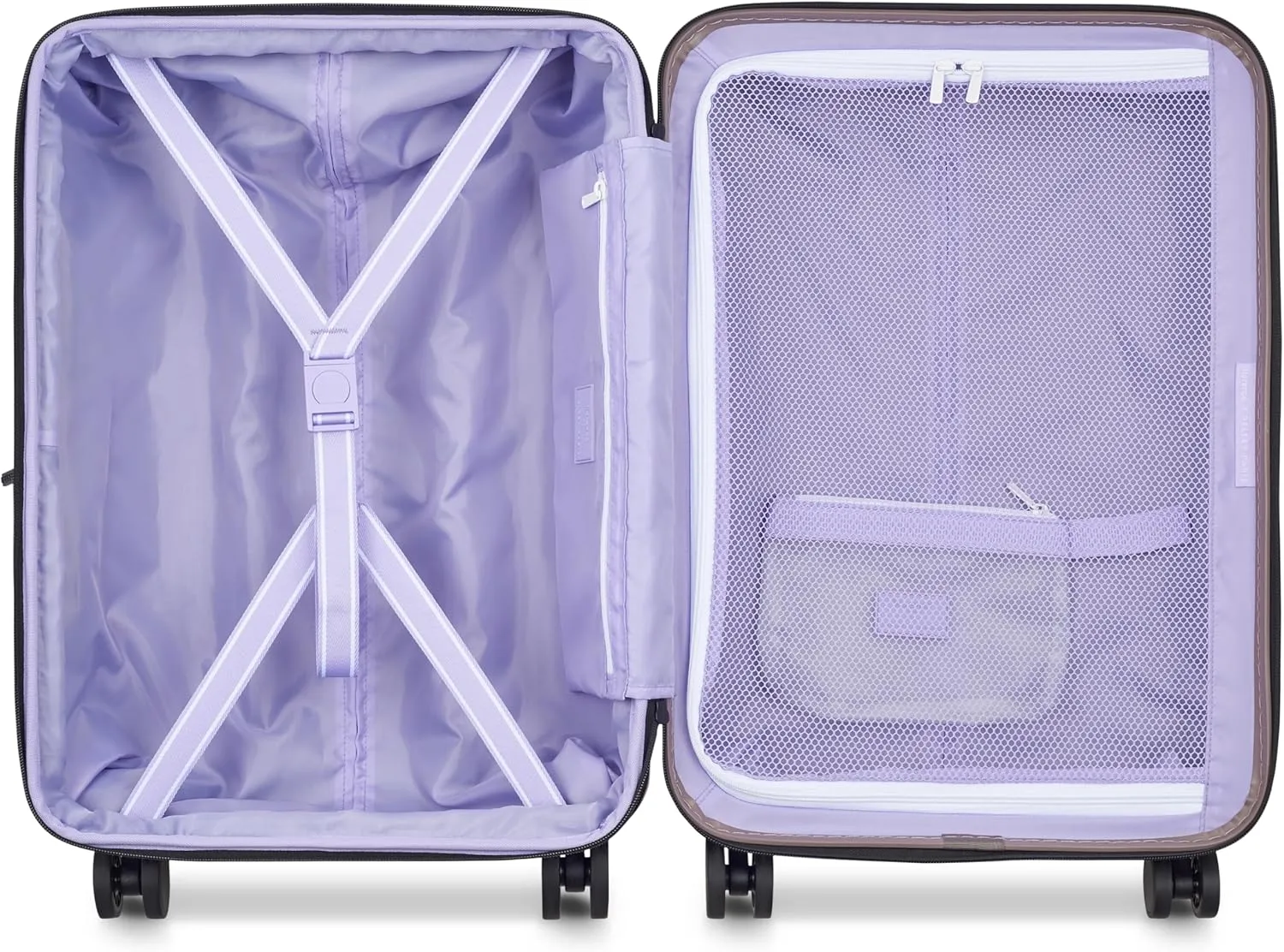 florence by mills Catch Flights Hardside Expandable Luggage with Spinner Wheels, Chestnut, Carry-On 20 Inch