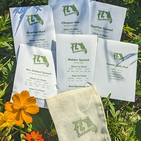 Florida Summer Leafy Greens Seed Pack