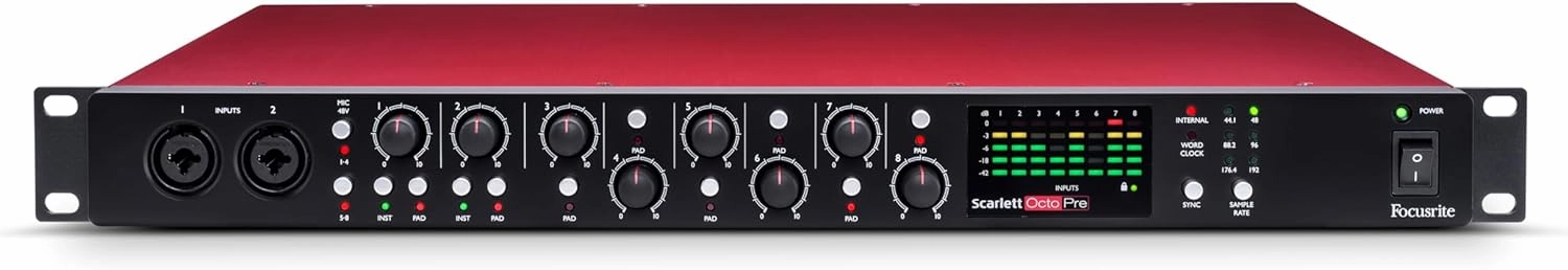 Focusrite Scarlett OctoPre Mic Preamp