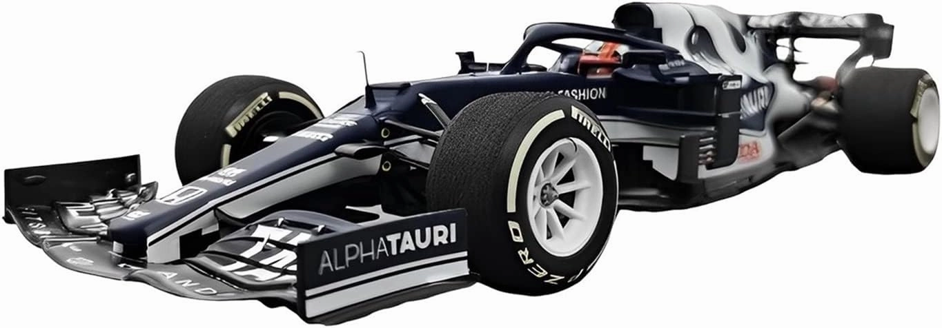 for Honda Alpha Tauri AT02 NO.10 1 18 Limited Edition F1 Resin Vintage Car Model Classic Collection Non-Remote App Controlled Toys