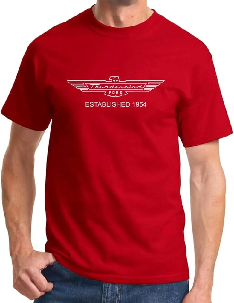 Ford Thunderbird Logo Established Year Classic Print Tshirt