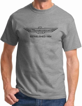Ford Thunderbird Logo Established Year Classic Print Tshirt