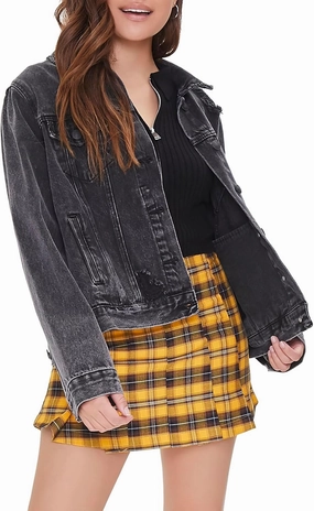 Forever 21 Women's Plaid Mini Skirt