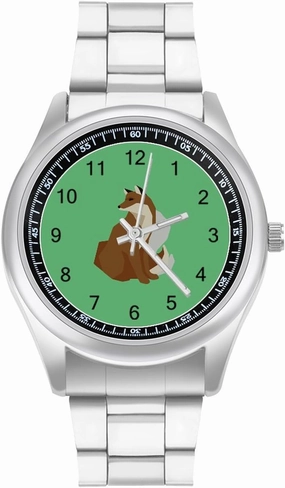 Fox Clip Casual Wrist Watches for Men Classic Business Dress Watch Big Face for Work Gym