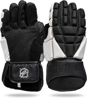 Franklin Sports NHL Street Hockey Gloves - Senior Lightweight Outdoor Roller   Street Hockey Gloves - 12" Inch Outdoor - Classic Fit - Senior Size
