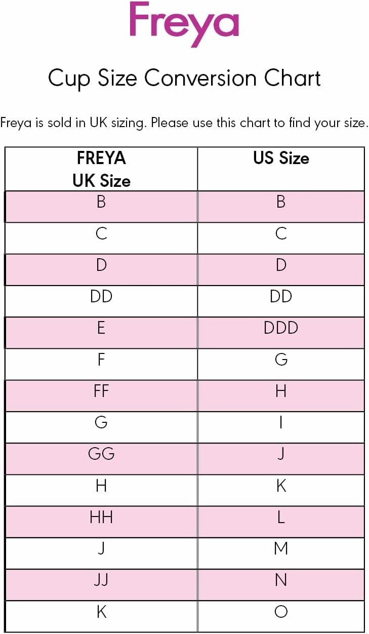 Freya Women's Fancies Underwire Balcony K Cup Bra
