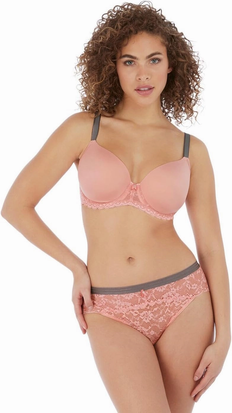 Freya Women's Offbeat Underwire Demi Molded Plunge T-Shirt Bra