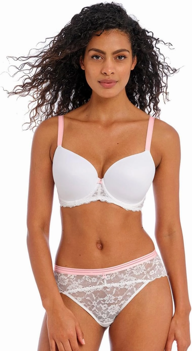 Freya Women's Offbeat Underwire Demi Molded Plunge T-Shirt Bra