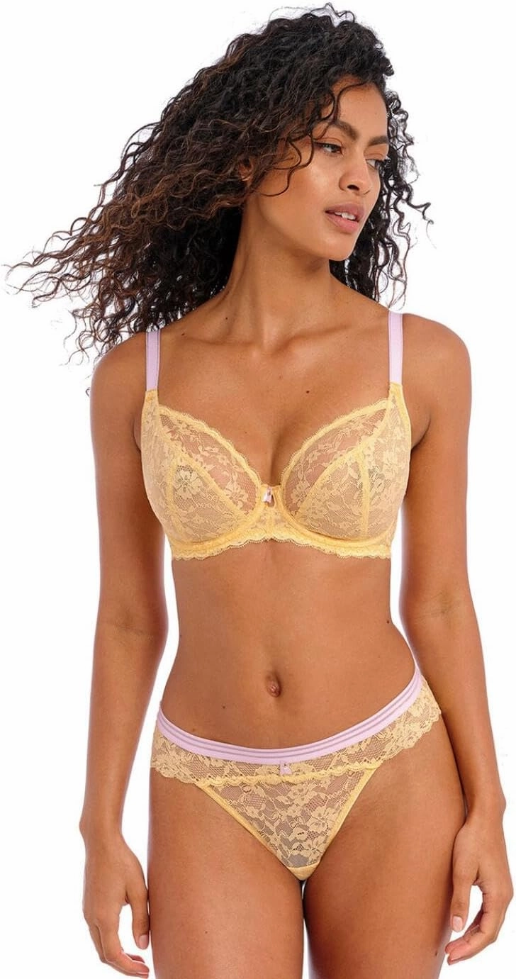 Freya Women's Offbeat Underwire Plunge Bra