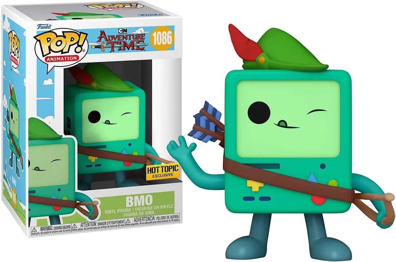 Funko Adventure Time Pop! Animation BMO Vinyl Figure Hot Topic Exclusive MULTI NONE