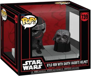 Funko Pop Deluxe: Star Wars: Star Wars Darkside - Kylo Ren with Darth Vader's Helmet - Collectable Vinyl Figure - Gift Idea - Official Merchandise - Toys for Kids & Adults - Sci-Fi Fans