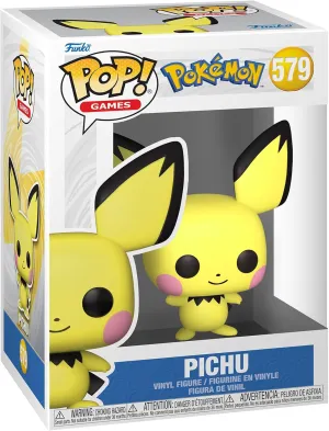 Funko Pop! Games: Pokemon - Pichu - Amazon Exclusive - Collectable Vinyl Figure - Gift Idea - Official Merchandise - Toys for Kids & Adults - Video Games Fans - Model Figure for Collectors