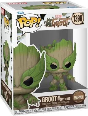 Funko POP! Marvel: We are Groot - Wolverine - Groot Shorts - Collectable Vinyl Figure - Gift Idea - Official Merchandise - for Kids & Adults - TV Fans - Model Figure for Collectors and Display