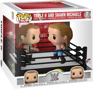 Funko POP! Moments: SS Ring with Triple H & Shawn MichaelsH/Michaels - WWE - Collectable Vinyl Figure - Gift Idea - Official Merchandise - for Kids & Adults - Sports Fans