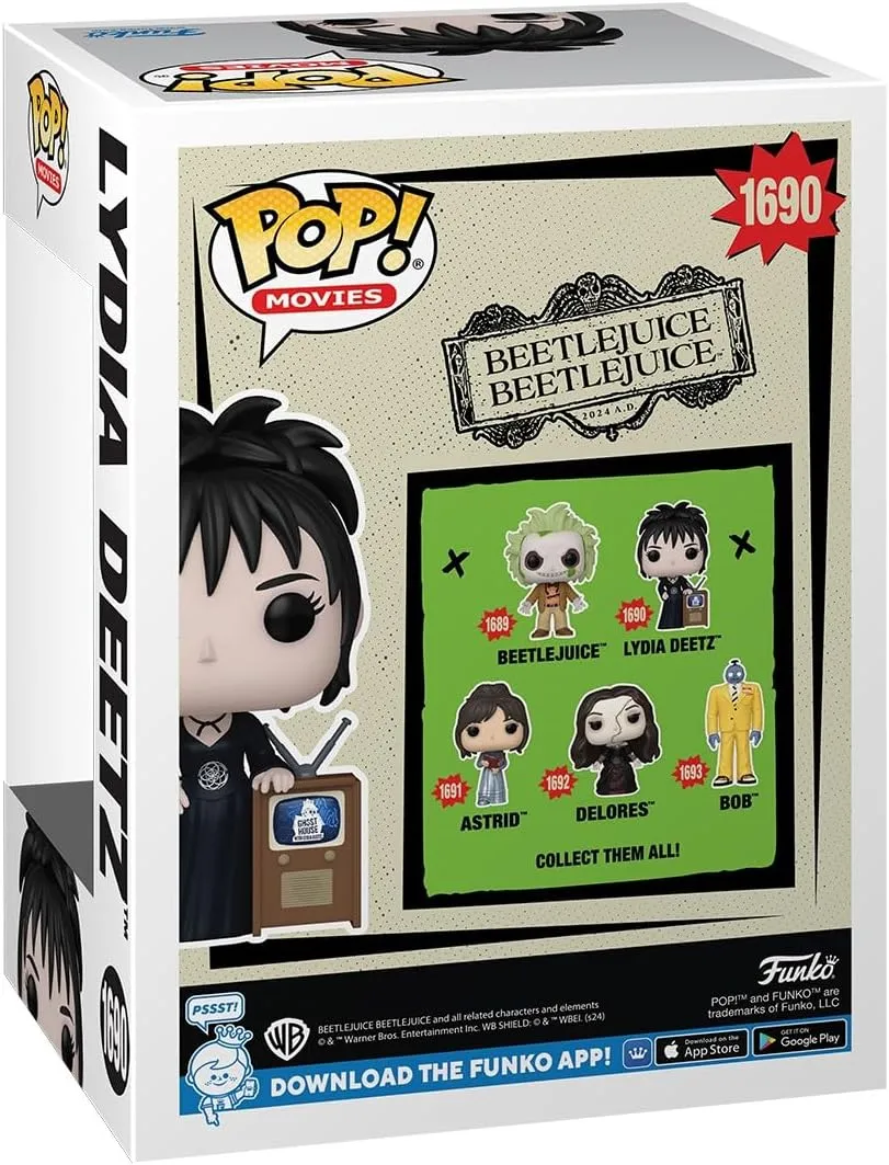 Funko POP Movies: Beetlejuice Beetlejuice - Lydia Deetz - Collectable Vinyl Figure - Gift Idea - Official Merchandise - for Kids & Adults - Horror Fans - Model Figure for Collectors and Display