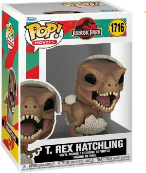 Funko Pop Movies: Jurassic Park Hatchling - Tyrannosaurus - T. Rex Hatchling - Collectable Vinyl Figure - Gift Idea - Official Merchandise - Toys for Kids & Adults - Action/Adventure Fans