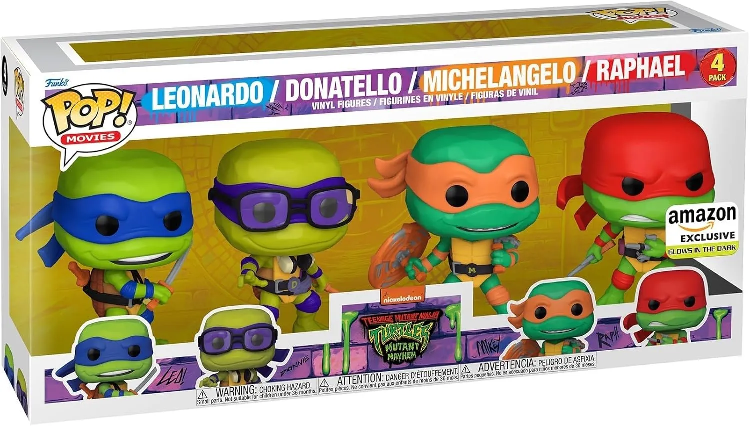 Funko POP! Movies: Teenage Mutant Ninja Turtles (TMNT) POP! - Collectable Vinyl Figure - Gift Idea - Official Merchandise - for Kids & Adults