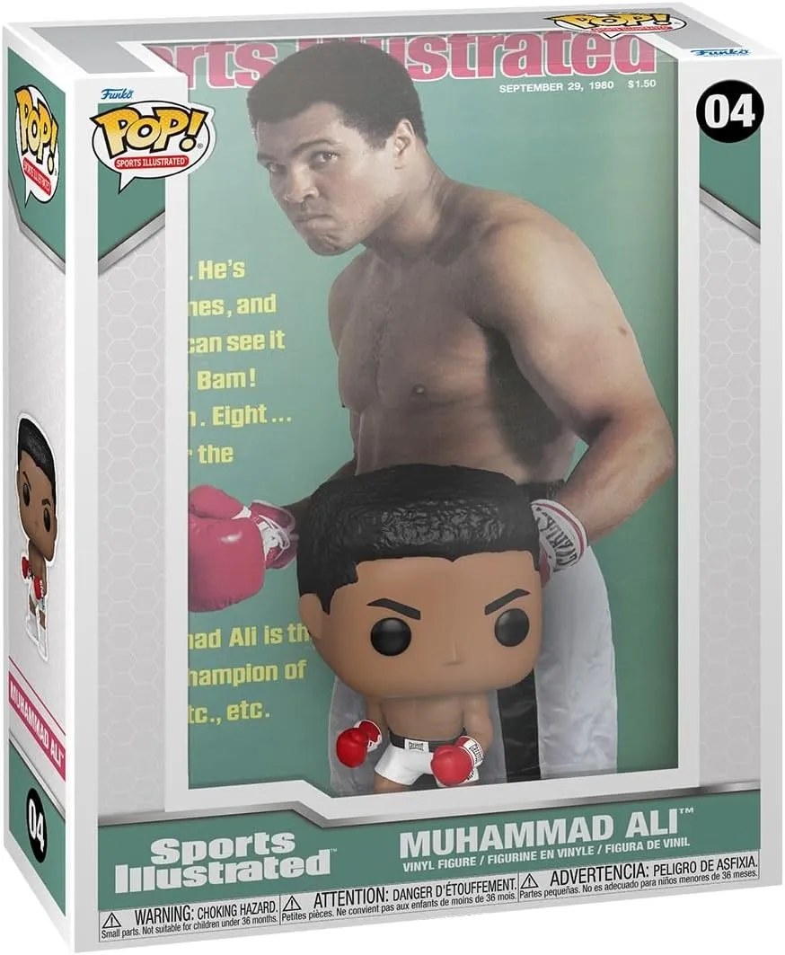 Funko Pop Sports Illustrated Cover: Boxing - Muhammad Ali - Sports Illustrated W2 - Collectable Vinyl Figure - Gift Idea - Official Merchandise - Toys for Kids & Adults