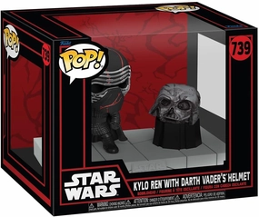 Funko Pop Deluxe: Star Wars: Star Wars Darkside - Kylo Ren with Darth Vader's Helmet - Collectable Vinyl Figure - Gift Idea - Official Merchandise - Toys for Kids & Adults - Sci-Fi Fans