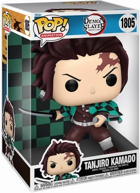Funko Pop Jumbo: Demon Slayer - Tanjiro Kamado - Collectable Vinyl Figure - Gift Idea - Official Merchandise - Toys for Kids & Adults - Anime Fans - Model Figure for Collectors and Display