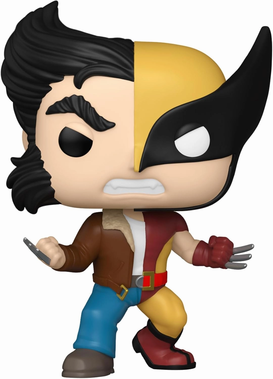 Funko POP Marvel: Split - Wolverine/Logan​ - Marvel Comics - Collectable Vinyl Figure - Gift Idea - Official Merchandise - for Kids & Adults - Comic Books Fans - Model Figure for Collectors