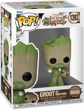 Funko POP! Marvel: We are Groot - Iron Man - Groot Shorts - Collectable Vinyl Figure - Gift Idea - Official Merchandise - for Kids & Adults - TV Fans - Model Figure for Collectors and Display