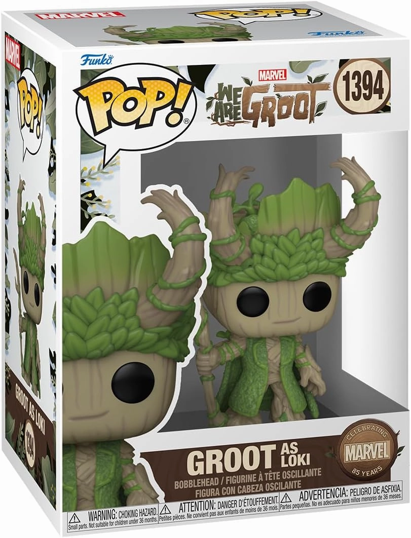 Funko POP! Marvel: We are Groot - Loki - Groot Shorts - Collectable Vinyl Figure - Gift Idea - Official Merchandise - for Kids & Adults - TV Fans - Model Figure for Collectors and Display