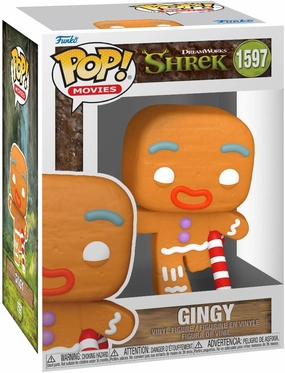 Funko POP! Movies: Shrek Dream Works 30th - Gingerbread Man Man - Collectable Vinyl Figure - Gift Idea - Official Merchandise - for Kids & Adults - Movies Fans - Model Figure for Collectors