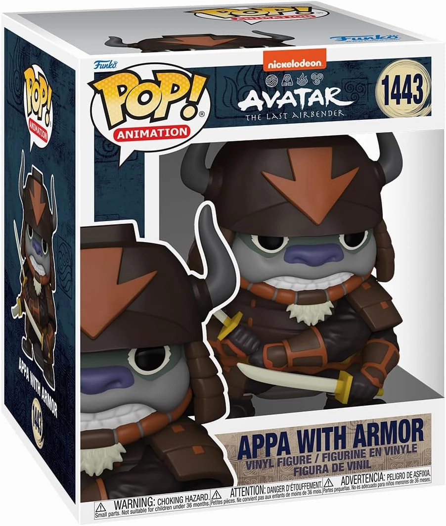 Funko POP! Super: Avatar: The Last Airbender - Appa with Armor - Collectable Vinyl Figure - Gift Idea - Official Merchandise - for Kids & Adults - Anime Fans - Model Figure for Collectors and Display