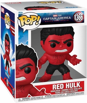 Funko Pop Super: Captain America: Brave New World - Red Hulk - Collectable Vinyl Figure - Gift Idea - Official Merchandise - Toys for Kids & Adults - Superheroes Fans - Model Figure for Collectors