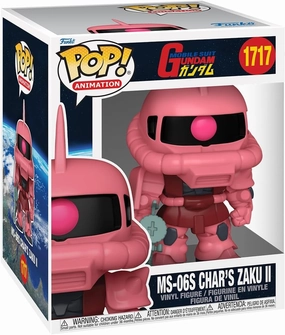 Funko Pop Super: Mobile Suit Gundam - MS-06S CHAR'S Chars Zaku Ii Ii - Collectable Vinyl Figure - Gift Idea - Official Merchandise - Toys for Kids & Adults - Anime Fans - Model Figure for Collectors