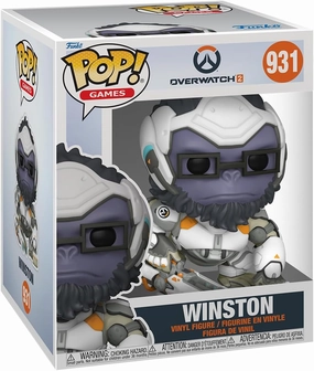 Funko POP! Super: Overwatch 2 - Winston - Overwatch - Collectable Vinyl Figure - Gift Idea - Official Merchandise - for Kids & Adults - Video Games Fans - Model Figure for Collectors and Display