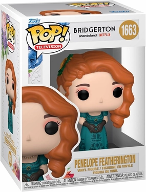Funko Pop TV: Bridgerton - Penelope Featherington - 1/6 Odds for Rare Chase Variant - Collectable Vinyl Figure - Gift Idea - Official Merchandise - Toys for Kids & Adults - Drama Fans