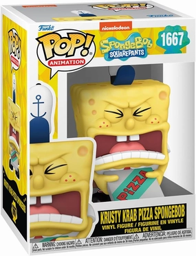 Funko POP! TV: Spongebob Squarepants 25th Anniversary - Spongebob Squarepants with Pizza -Collectable Vinyl Figure - Gift Idea - Official Merchandise - for Kids & Adults - TV Fans