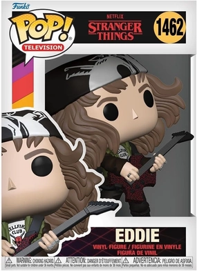 Funko POP! TV: Stranger Things - Hunter Eddie with Guitar​​ - Collectable Vinyl Figure - Gift Idea - Official Merchandise - for Kids & Adults - TV Fans - Model Figure for Collectors and Display