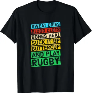 Funny Rugby Quote - Play Rugby T-Shirt